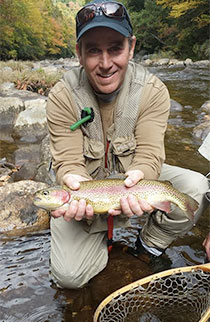 Man with trout